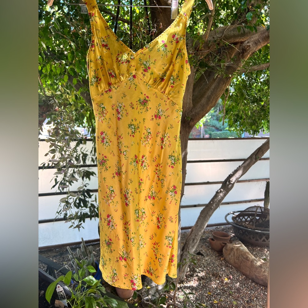 Reformation Satin Dress Size Small